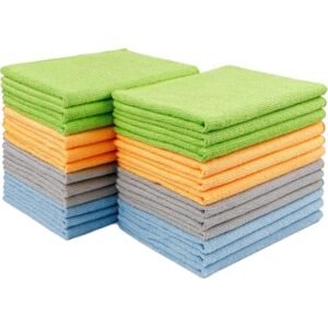 AmazonBasics Microfiber Cleaning Cloth 24-Pack